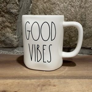 Rae Dunn GOOD VIBES Mug